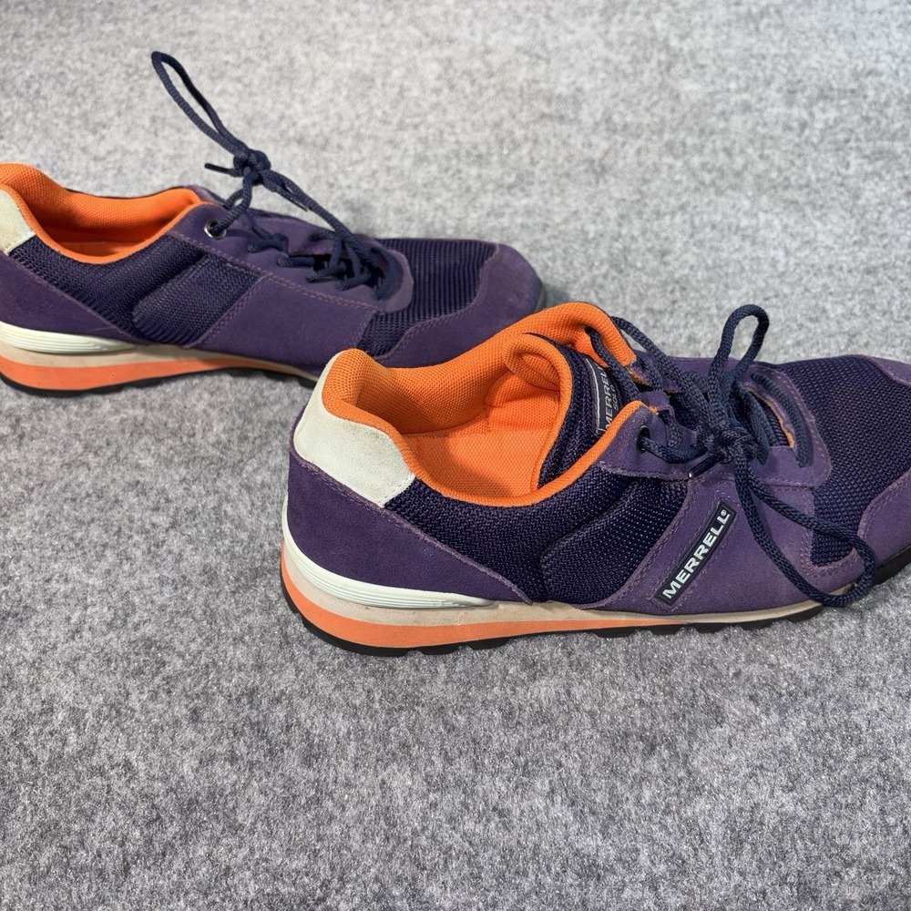 Merrell Solo Shoes Womens Size 10 Purple Suede Mesh Sneakers‎ Casual Lace Up - Picture 8 of 10